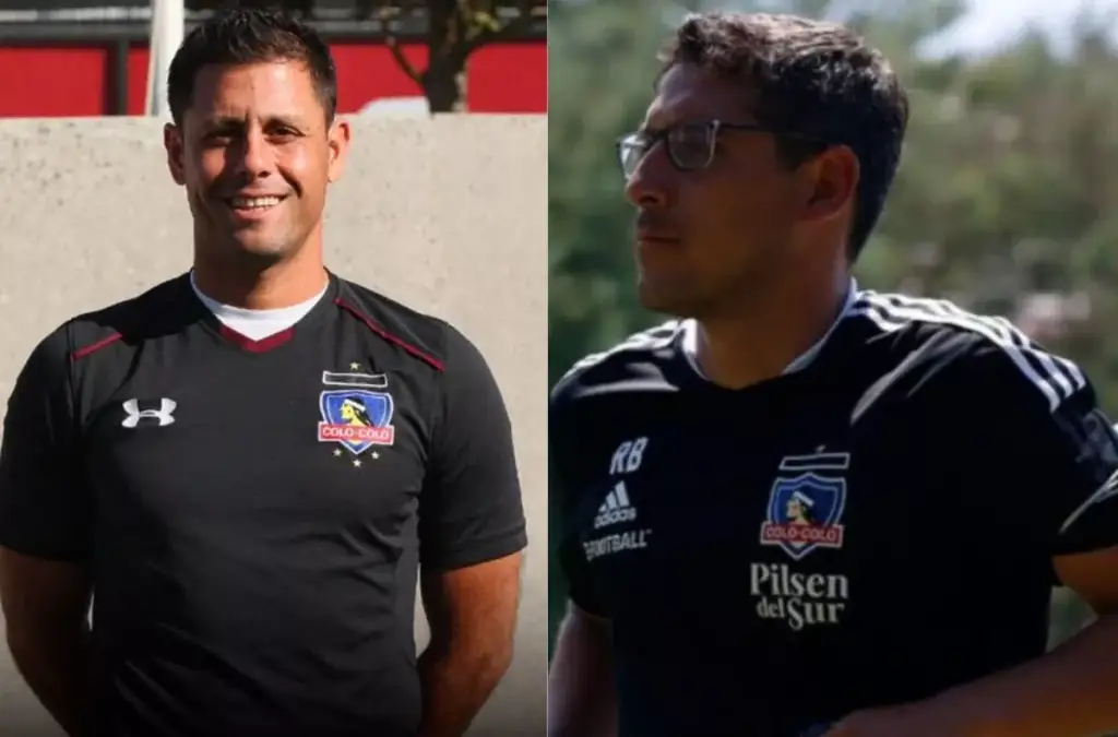 Eduardo Rubio a la izquierda y Rubén Bascuñán a la derecha llevan años trabajando en Colo-Colo.