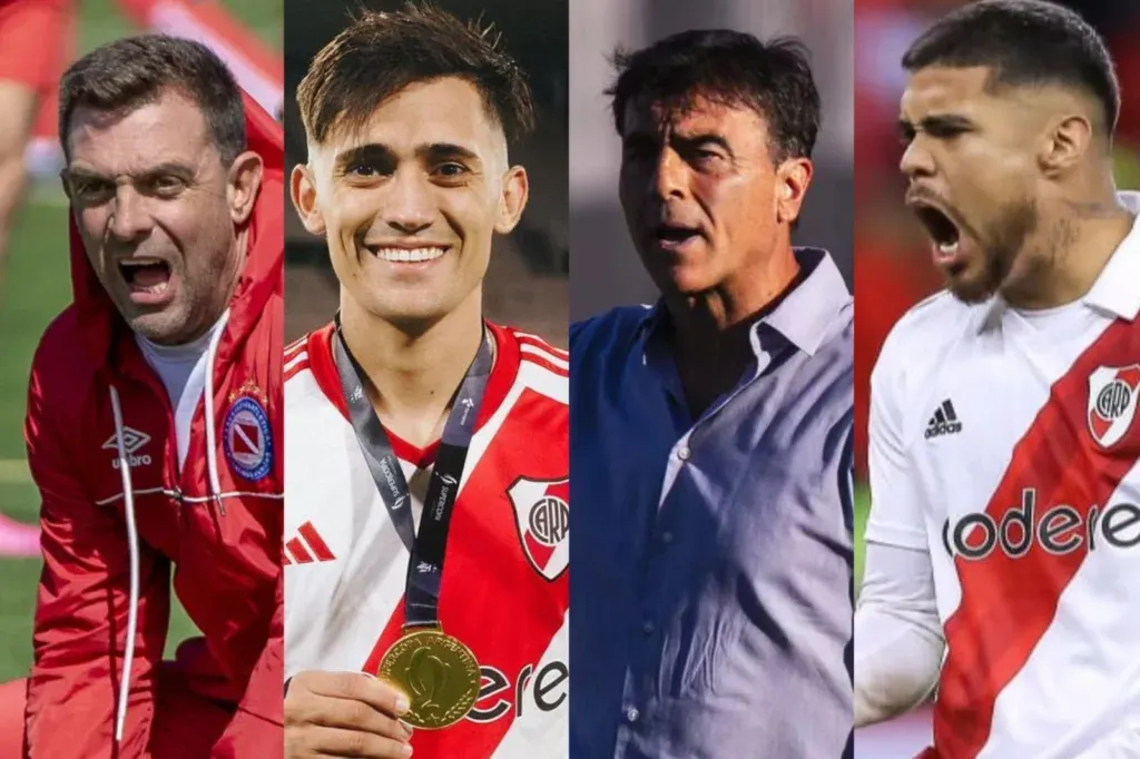 Pablo Guede, Pablo Solari, Gustavo Quinteros y Paulo Díaz.