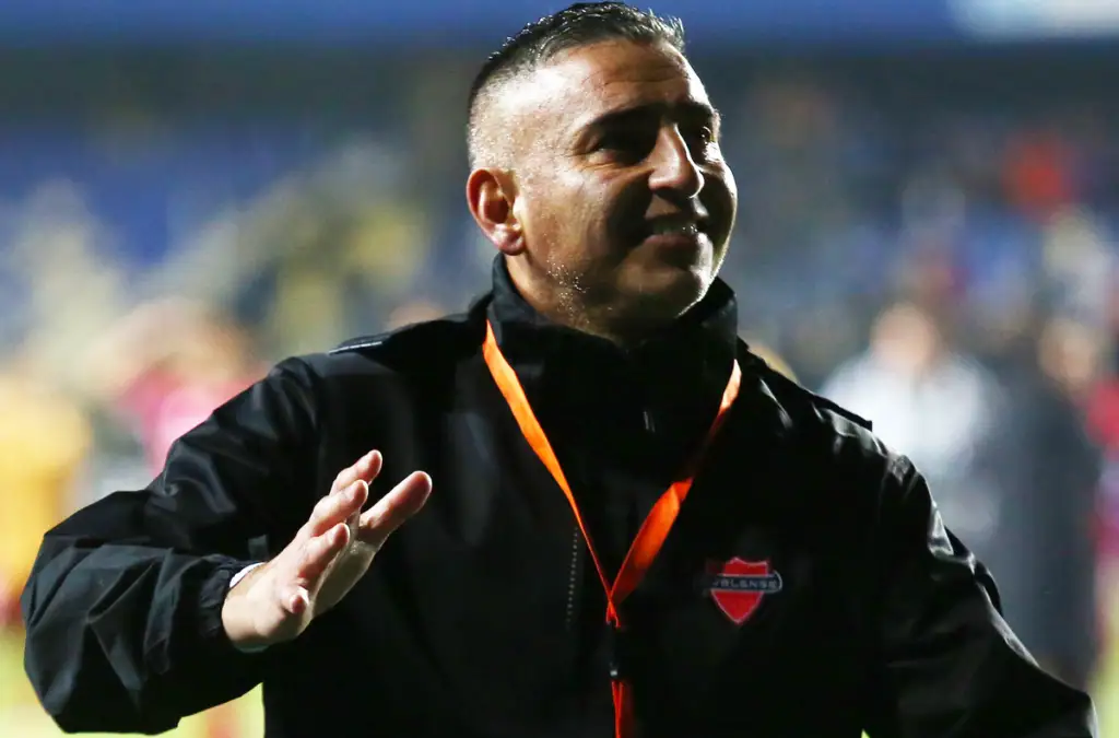 Jaime García durante un partido de Ñublense en el Estadio Ester Roa Rebolledo.