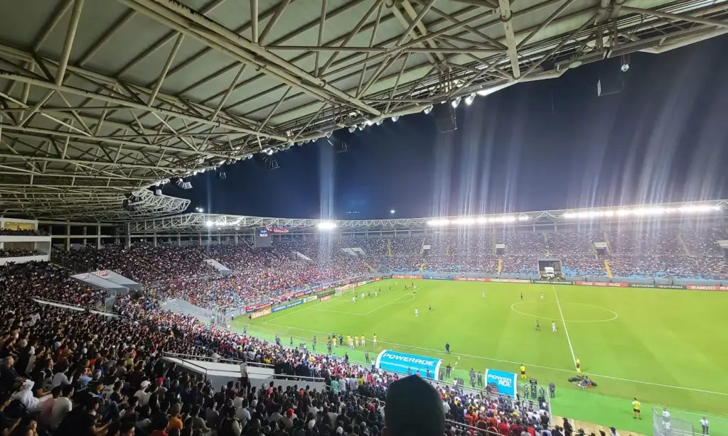 Estadio Nacional de Maturín durante un partido.