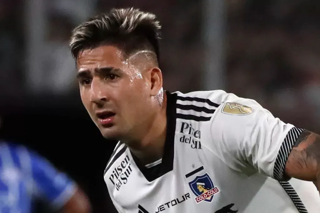 Futbol, Colo Colo vs Godoy Cruz.
Segunda ronda, Copa Libertadores 2024.
El jugador de Colo Colo Guillermo Paiva es fotografiado durante el partido de copa libertadores contra Godoy Cruz disputado en el estadio Monumental en Santiago, Chile.
29/02/2024
Jonnathan Oyarzun/Photosport

Football, Colo Colo vs Godoy Cruz.
2nd round, Copa Libertadores 2024.
Colo Colo's player Guillermo Paiva is pictured during the copa libertadores match against Godoy Cruz at the Monumental stadium in Santiago, Chile.
29/02/2024
Jonnathan Oyarzun/Photosport