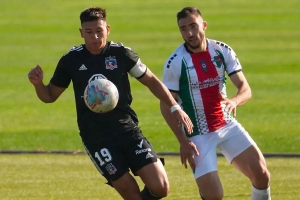 Nicolás Garrido con la Proyección de Colo-Colo vs Palestino.