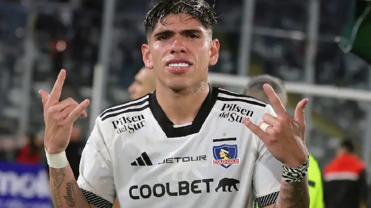 Carlos Palacios es el máximo goleador de Colo-Colo en este 2024.
