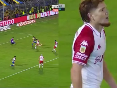 [VIDEO] El increíble gol que desperdició Leonardo Gil del que hablan todos en Argentina
