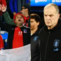 No lo olvidan: Hinchas de La Roja realizan lindo gesto de agradecimiento a Marcelo Bielsa en el duelo ante Uruguay