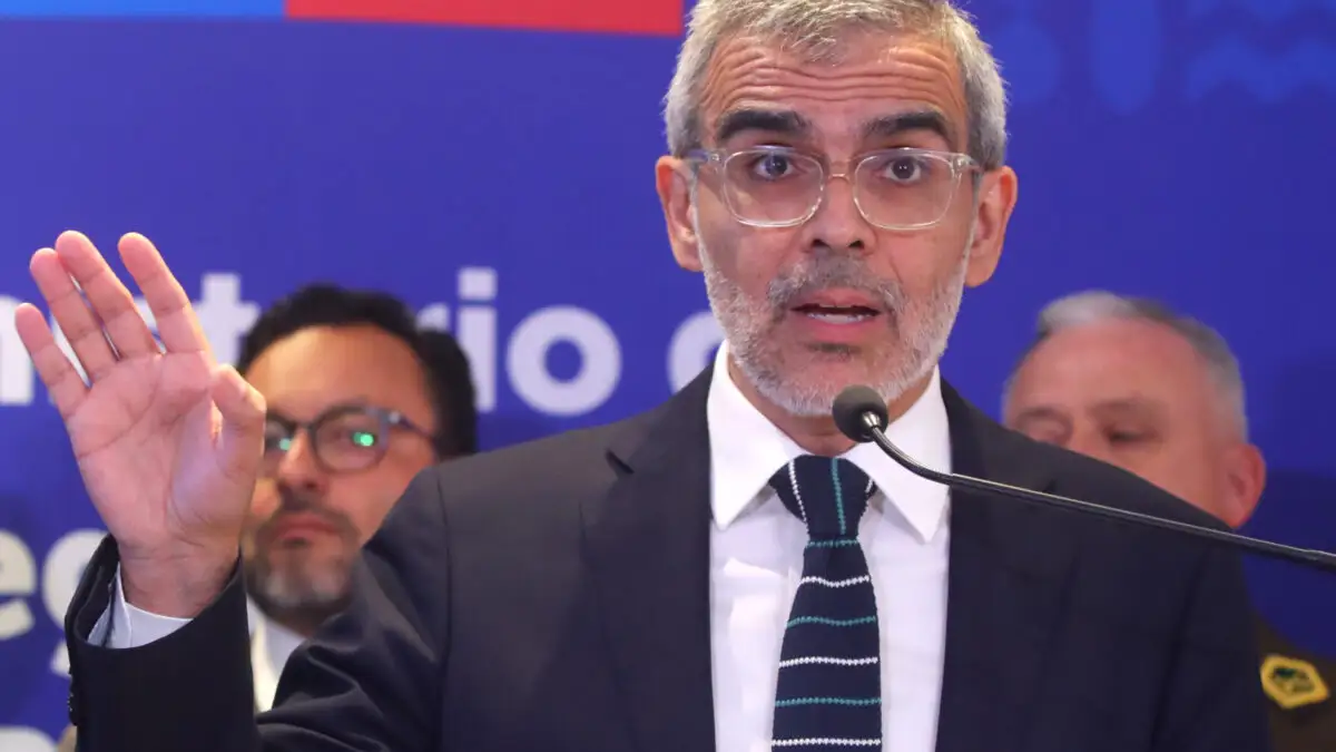 Ministro de Seguridad, Luis Cordero.
