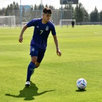 Llegó de sorpresa a observar: El partidazo de Pablo Solari con Argentina Sub 23 que maravilló a Lionel Messi