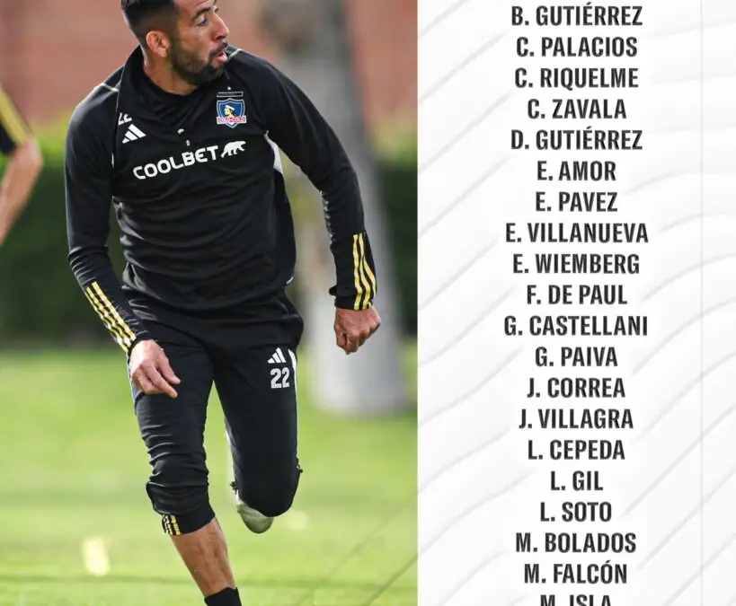 Lista de citados de Colo-Colo para el duelo ante River Plate por Copa Libertadores.