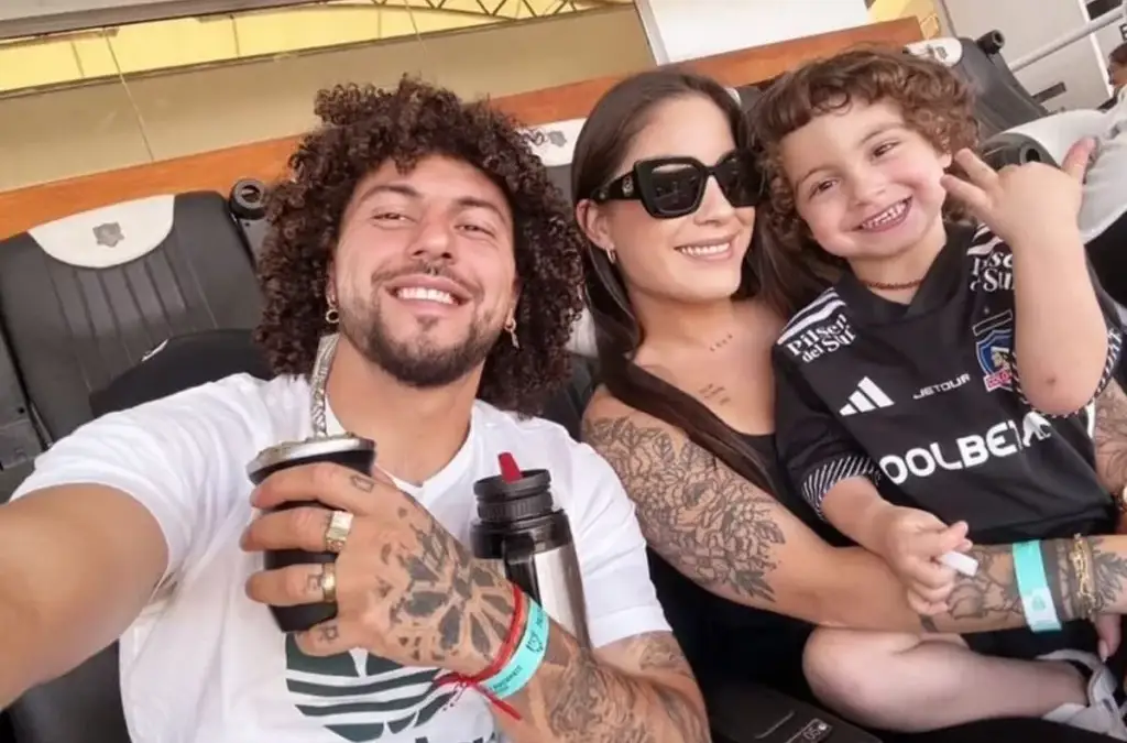 Florencia Pouso compartió un video viendo a Colo-Colo en Copa Libertadores.