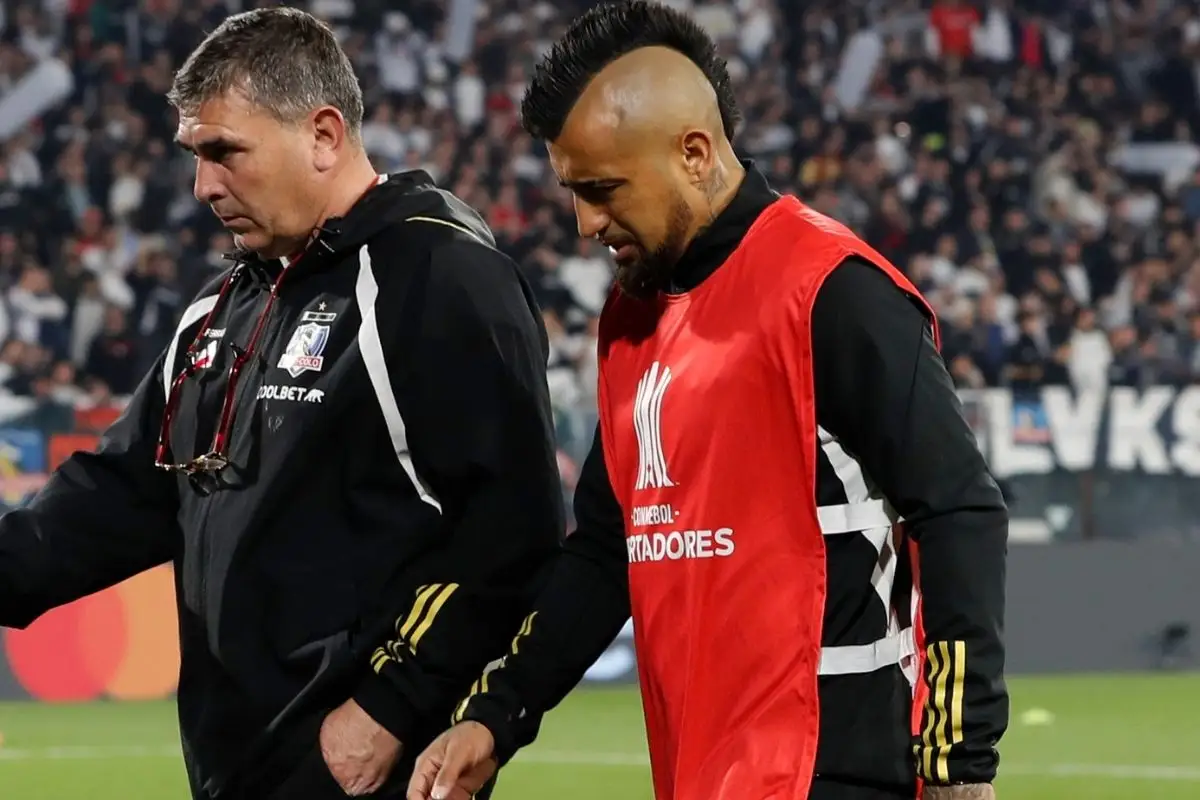 Arturo Vidal quedó al margen de la llave ante Junior de Barranquilla.