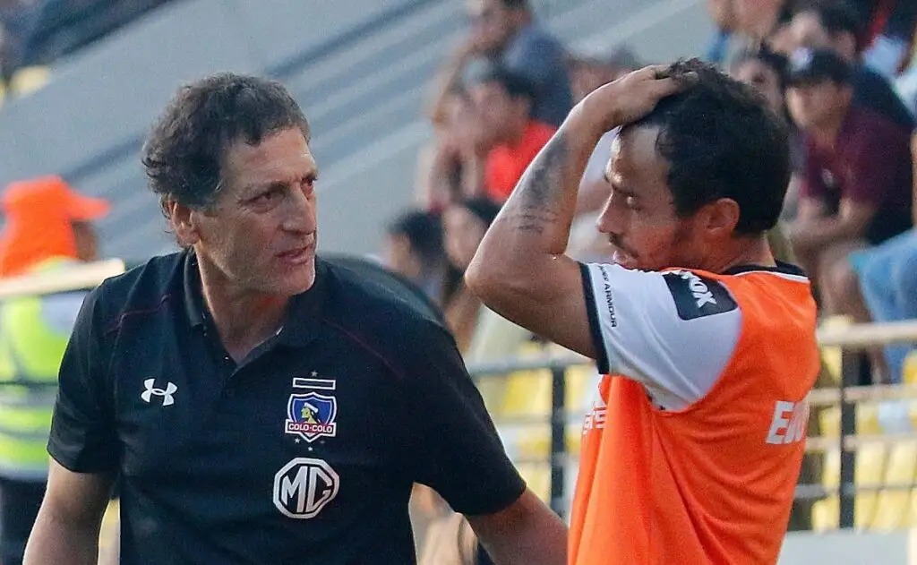 Mario Salas junto a Jorge Valdivia.