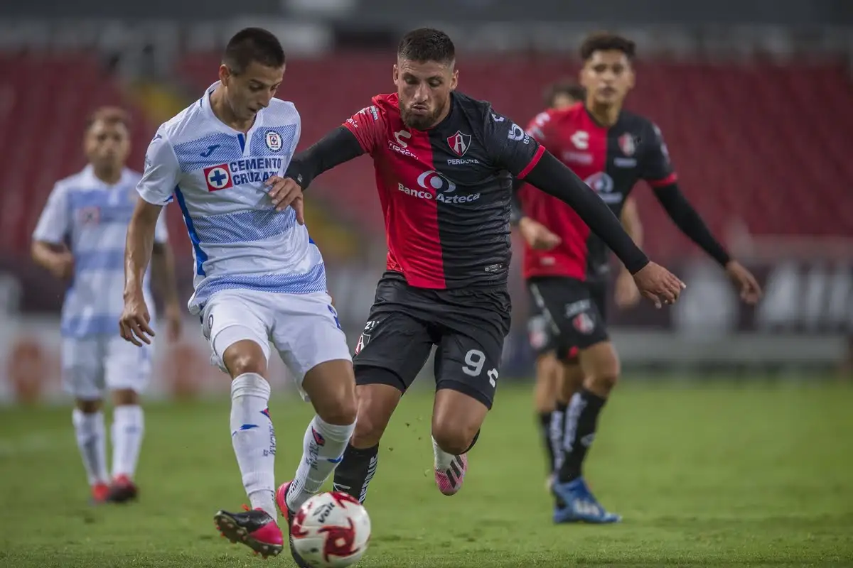 during the game Atlas vs Cruz Azul, corresponding to Day 08 of the Torneo Apertura Guard1anes 2020 of the Liga BBVA MX, at Jalisco Stadium, on September 05, 2020. durante el partido Atlas vs Cruz Azul, correspondiente a la Jornada 08 del Torneo Apertura Guard1anes 2020 de la Liga BBVA MX, en el Estadio Jalisco, el 05 de Septiembre de 2020. Mexsport/Photosport
