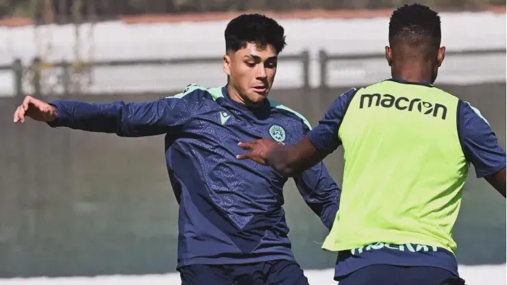 Pizarro entrenando en Udinese