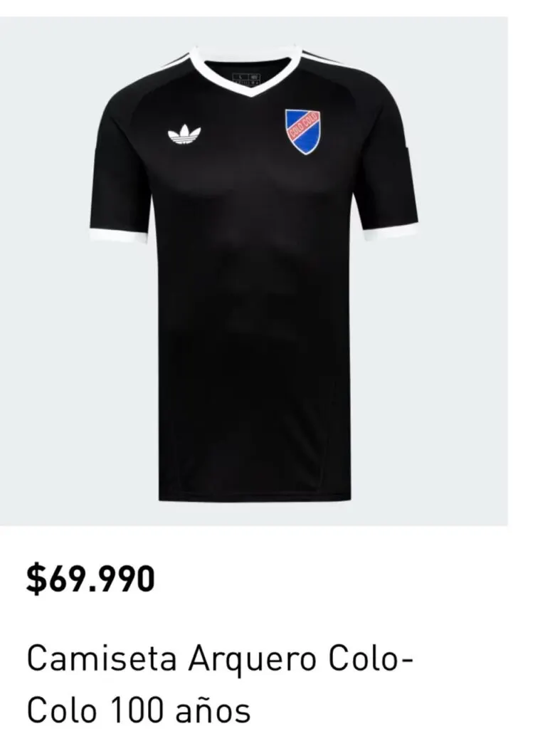Camiseta Arquero 100 años Colo-Colo