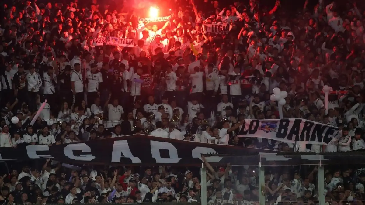 Hinchas de Colo-Colo.