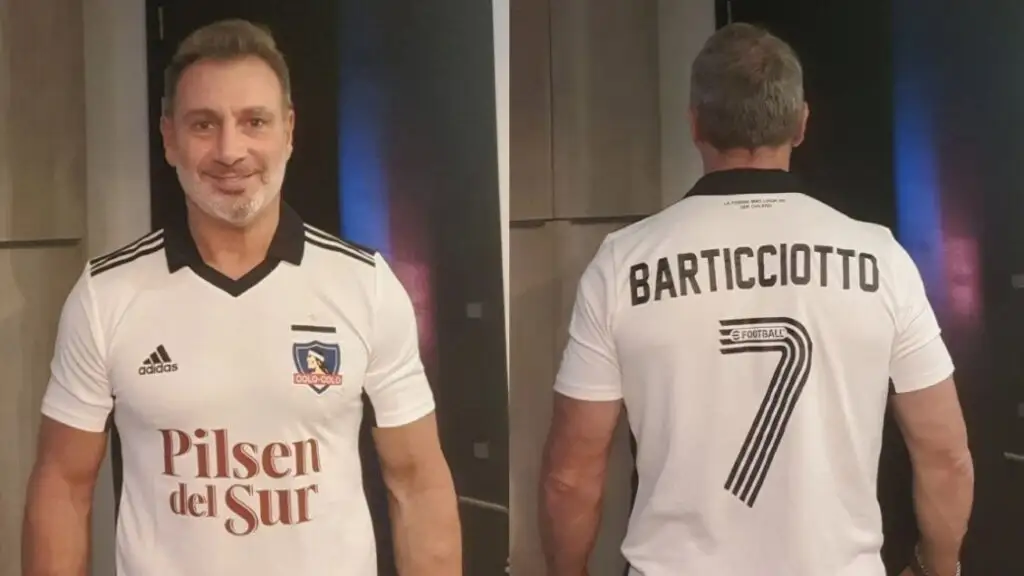 Marcelo Barticciotto quedó marcado con el número 7 en su paso por Colo-Colo.