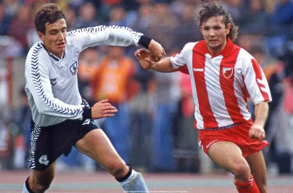 Javier Margas jugó en Colo-Colo entre 1987 y 1996.