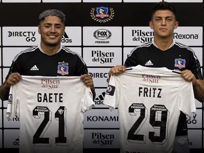 La presentación de Juan Carlos Gaete y Felipe Fritz en Colo-Colo