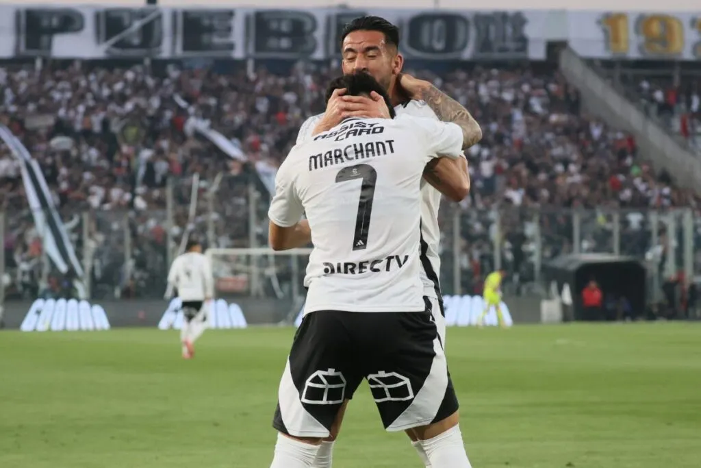 Francisco Marchant y Mauricio Isla Colo-Colo