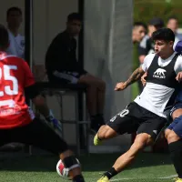 Con cuatro delanteros y Esteban Paredes: La llamativa formación que usó Colo-Colo frente a Deportes Recoleta