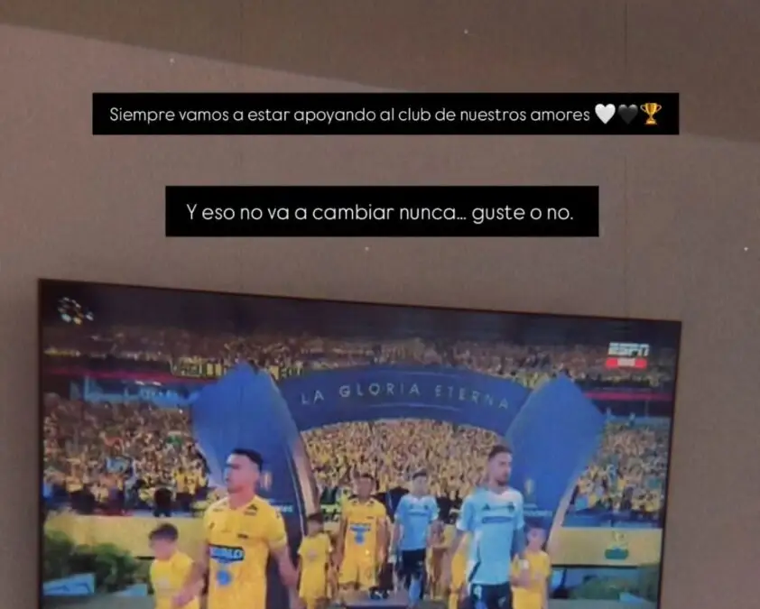 Florencia Pouso se hizo presente viendo a Colo-Colo.