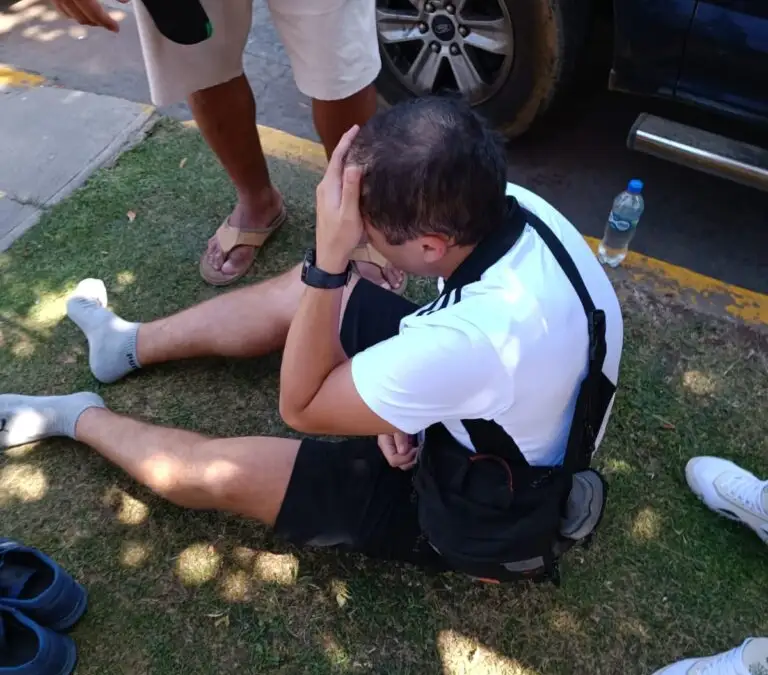 Hincha de Colo-Colo fue agredido a las afueras del Novotel de Viña del Mar.
