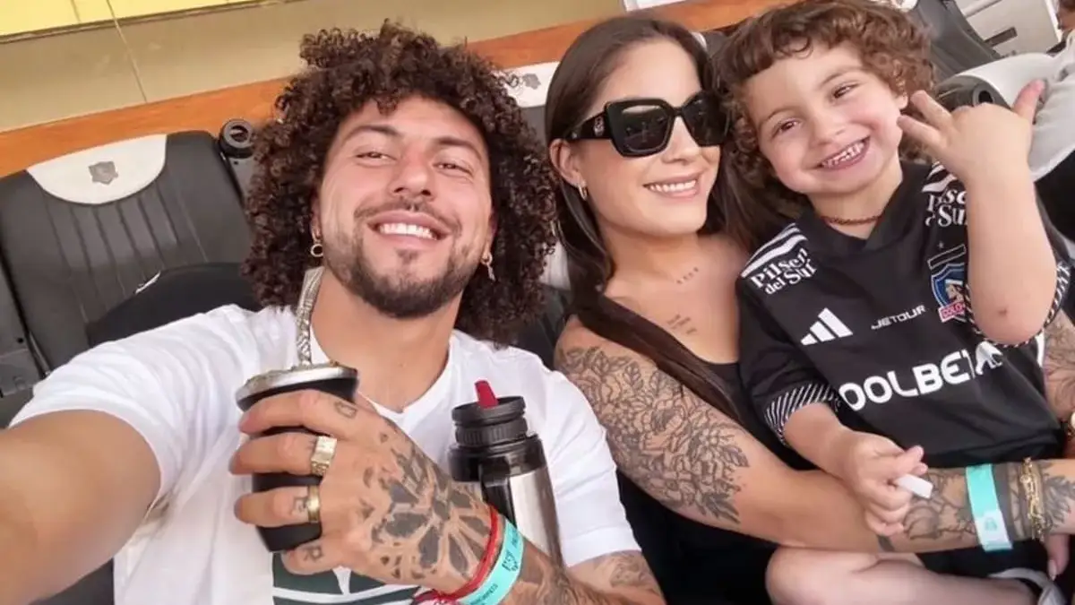 Florencia Pouso compartió un video viendo a Colo-Colo en Copa Libertadores.