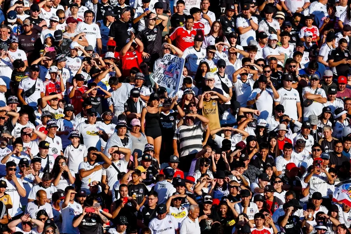 Hinchas de Colo-Colo.