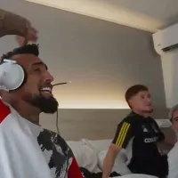 [VIDEO]: La eufórica reacción de Arturo Vidal al primer gol de Colombia ante la Selección Chilena
