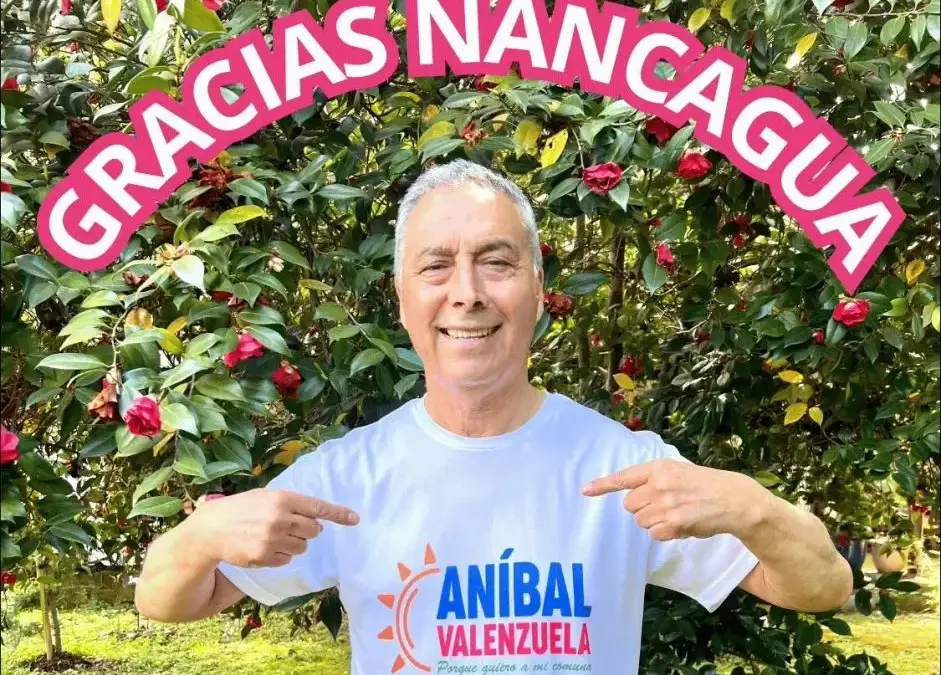 Aníbal Valenzuela Cariz fue electo como nuevo alcalde de Nancagua.