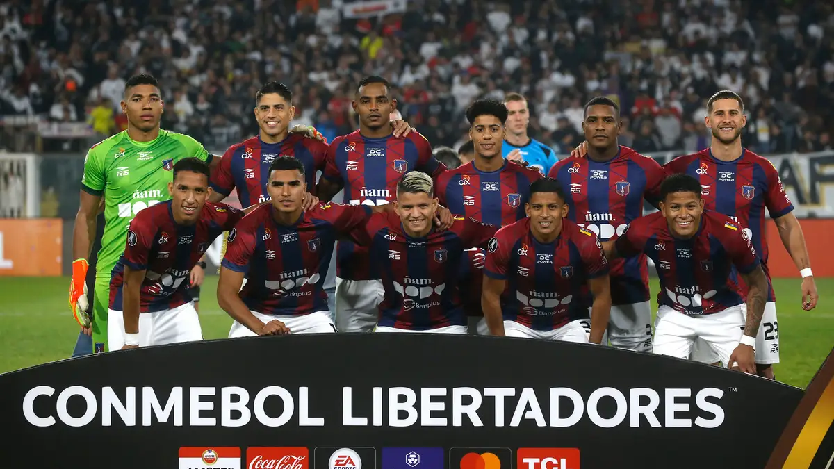 Foto oficial de Monagas en el partido ante Colo-Colo por Copa Libertadores.