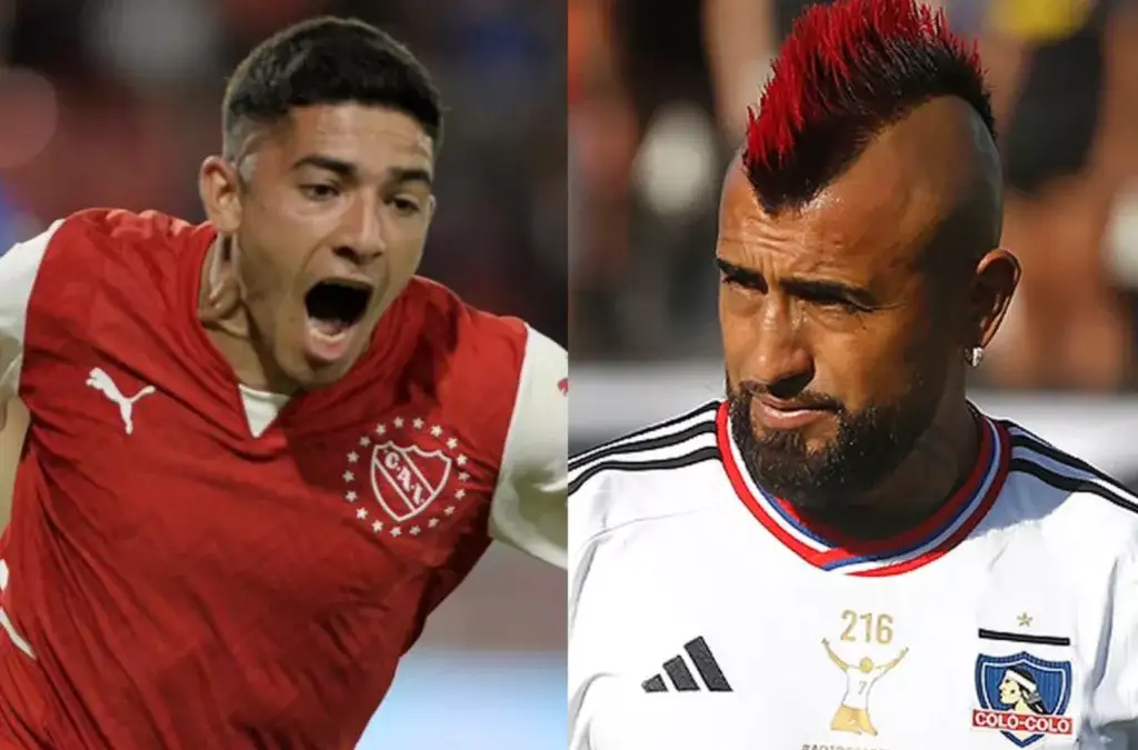 Braian Martínez y Arturo Vidal